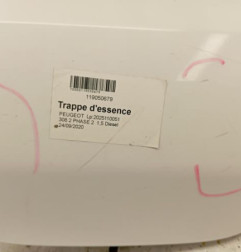 Trappe d'essence PEUGEOT 308 2