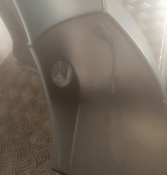 Pare choc arriere RENAULT LAGUNA 2 Photo n°7