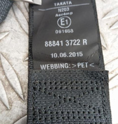 Ceinture arriere droit RENAULT KADJAR Photo n°8