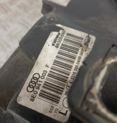 Optique avant principal gauche (feux)(phare) AUDI A4 2 Photo n°6