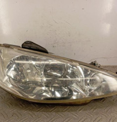 Optique avant principal droit (feux)(phare) PEUGEOT 206 Photo n°1