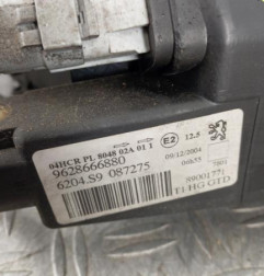 Optique avant principal gauche (feux)(phare) PEUGEOT 206 Photo n°3