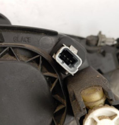 Optique avant principal gauche (feux)(phare) PEUGEOT 206 Photo n°4