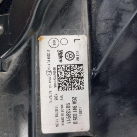 Optique avant principal gauche (feux)(phare) VOLKSWAGEN T-ROC