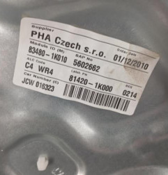 Leve vitre electrique arriere droit HYUNDAI IX 20 Photo n°4