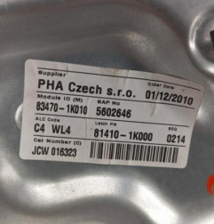 Leve vitre electrique arriere gauche HYUNDAI IX 20 Photo n°4