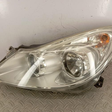 Optique avant principal gauche (feux)(phare) OPEL CORSA D Photo n°1