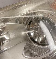 Optique avant principal gauche (feux)(phare) OPEL CORSA D Photo n°4