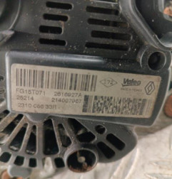 Alternateur OPEL VIVARO 2 Photo n°3