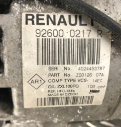 Compresseur clim RENAULT CAPTUR 1 Photo n°5