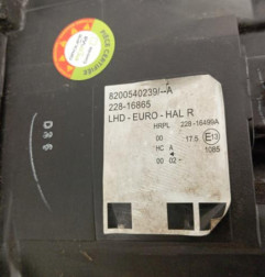 Optique avant principal droit (feux)(phare) RENAULT MODUS