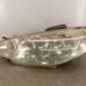 Optique avant principal gauche (feux)(phare) PEUGEOT 206