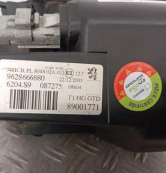 Optique avant principal gauche (feux)(phare) PEUGEOT 206 Photo n°4