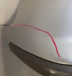 Pare choc arriere RENAULT LAGUNA 2 Photo n°4