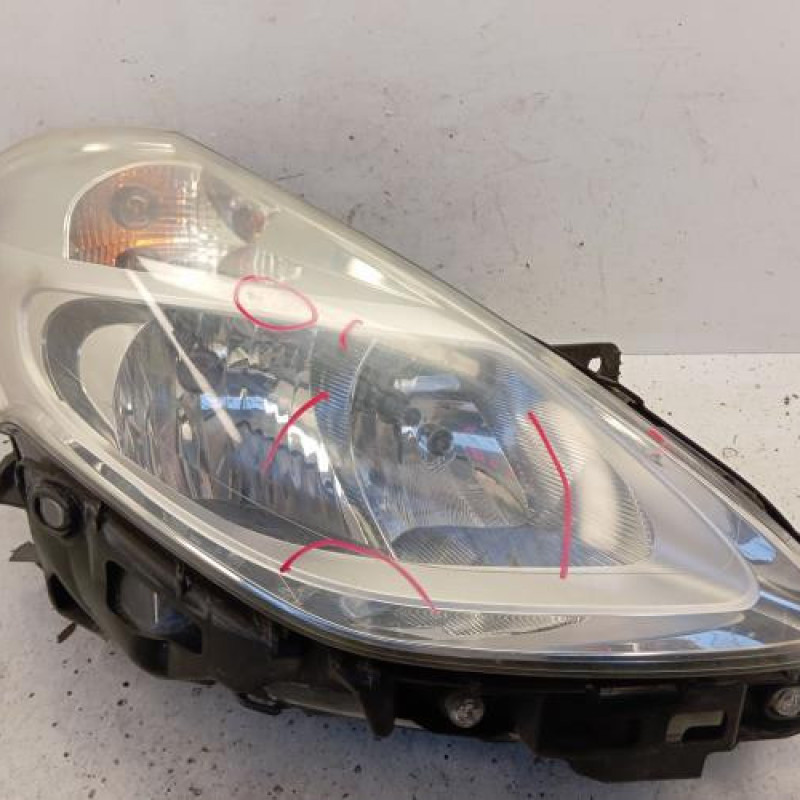 Optique avant principal droit (feux)(phare) RENAULT CLIO 3