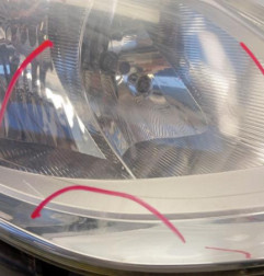 Optique avant principal droit (feux)(phare) RENAULT CLIO 3