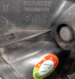 Feu arriere principal droit (feux) RENAULT MEGANE 3 Photo n°7