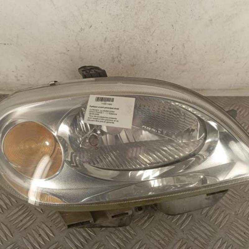 Optique avant principal droit (feux)(phare) CITROEN SAXO