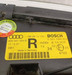 Optique avant principal droit (feux)(phare) AUDI A4 1 Photo n°4