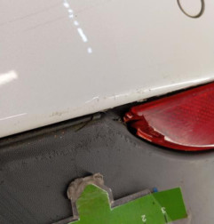 Pare choc arriere RENAULT MEGANE 3 Photo n°6