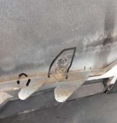 Pare choc arriere RENAULT MEGANE 3 Photo n°10