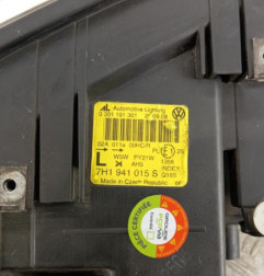 Optique avant principal gauche (feux)(phare) VOLKSWAGEN TRANSPORTER 5 Photo n°6