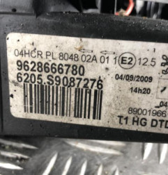 Optique avant principal droit (feux)(phare) PEUGEOT 206 Photo n°5