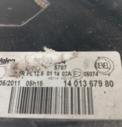 Optique avant principal droit (feux)(phare) PEUGEOT EXPERT 2 Photo n°3