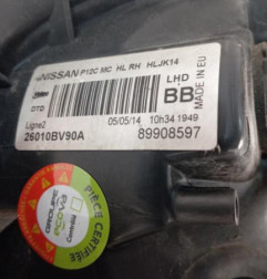 Optique avant principal droit (feux)(phare) NISSAN JUKE 1 Photo n°3