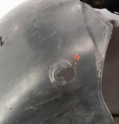 Pare boue avant droit VOLKSWAGEN GOLF 5 Photo n°4