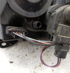 Optique avant principal gauche (feux)(phare) RENAULT CLIO 2 Photo n°3