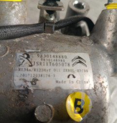 Compresseur clim CITROEN JUMPY 3 M Photo n°3