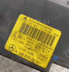 Optique avant principal droit (feux)(phare) MERCEDES CLASSE A 169 Photo n°5