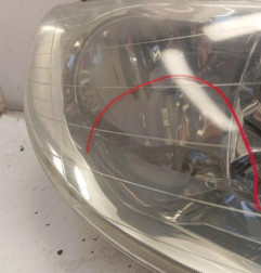 Optique avant principal droit (feux)(phare) PEUGEOT 206