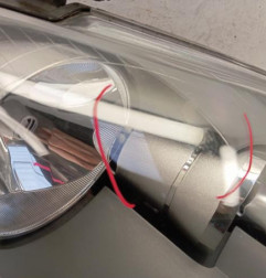 Optique avant principal droit (feux)(phare) VOLKSWAGEN GOLF PLUS