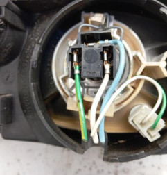 Optique avant principal gauche (feux)(phare) PEUGEOT 306 Photo n°3