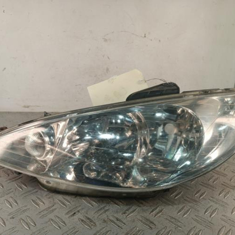 Optique avant principal gauche (feux)(phare) PEUGEOT 206