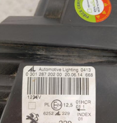 Optique avant principal droit (feux)(phare) PEUGEOT 308 2 SW Photo n°5