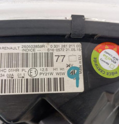 Optique avant principal gauche (feux)(phare) RENAULT CAPTUR 1 Photo n°4