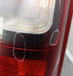 Feu de pare choc arriere droit RENAULT TRAFIC 3 Photo n°3