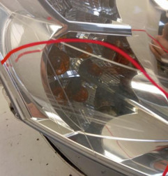 Optique avant principal droit (feux)(phare) PEUGEOT PARTNER 2