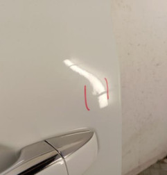 Porte avant gauche RENAULT MEGANE 4 Photo n°4