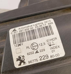 Optique avant principal droit (feux)(phare) PEUGEOT 308 2 Photo n°6