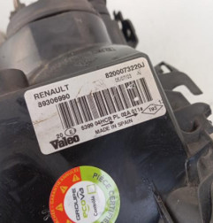 Optique avant principal gauche (feux)(phare) RENAULT MEGANE 2 Photo n°4