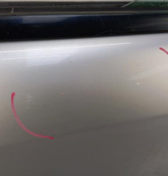 Porte avant gauche MERCEDES CLASSE C 203 COUPE SPORT Photo n°4