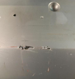 Pare choc arriere RENAULT LAGUNA 2 Photo n°4