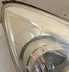 Optique avant principal droit (feux)(phare) CITROEN C3 2