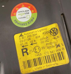 Optique avant principal droit (feux)(phare) VOLKSWAGEN TOURAN 1 Photo n°6