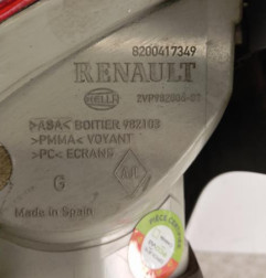 Feu arriere principal gauche (feux) RENAULT MEGANE 2 Photo n°5