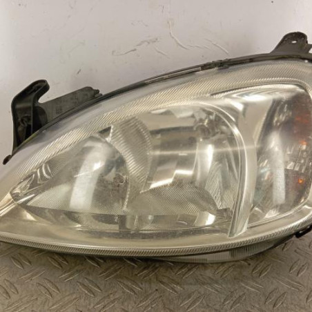 Optique avant principal gauche (feux)(phare) OPEL CORSA C Photo n°1